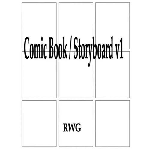 Comic Book / Storyboard v1: 200 Pages 8.5" X 11"