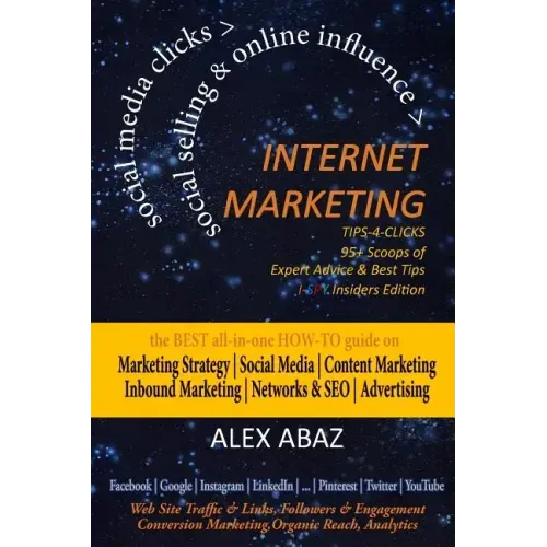 INTERNET MARKETING Tips-4-ClicksSOCIAL SELLING & ONLINE INFLUENCESmall Business, eCommerce & Startups: Digital Marketing StrategySocial Media Tipsface