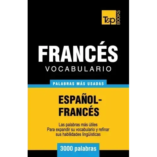 Vocabulario español-francés - 3000 palabras más usadas