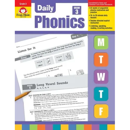 Daily Phonics, Grade 3 Teacher Edition