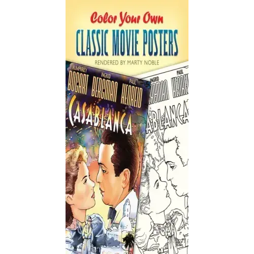 Color Your Own Classic Movie Posters