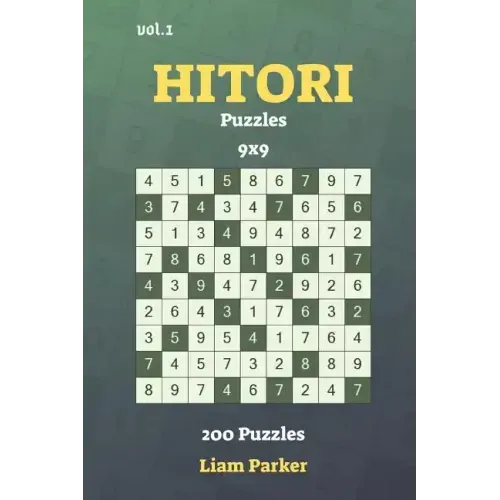 Hitori Puzzles - 200 Puzzles 9x9 vol.1