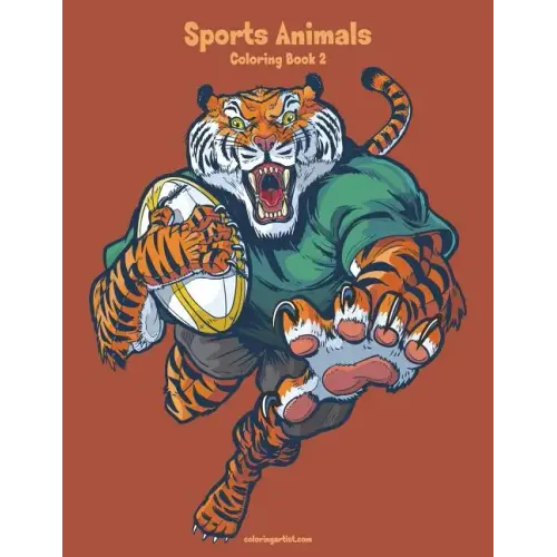 Sports Animals Coloring Book 2