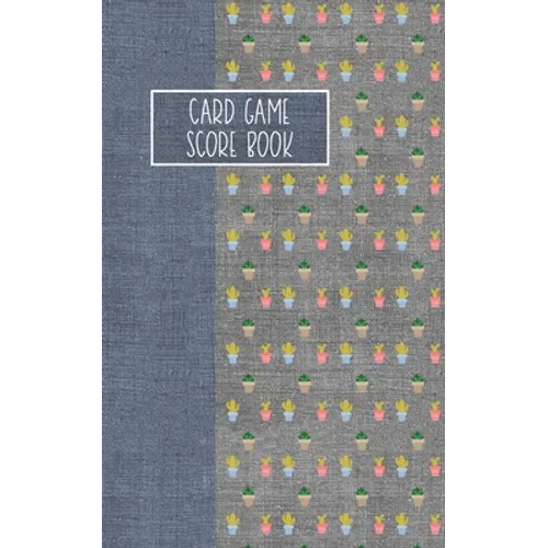 Card Game Score Book: For Tracking Your Favorite Games - Catcus