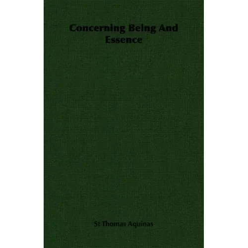 Concerning Being and Essence