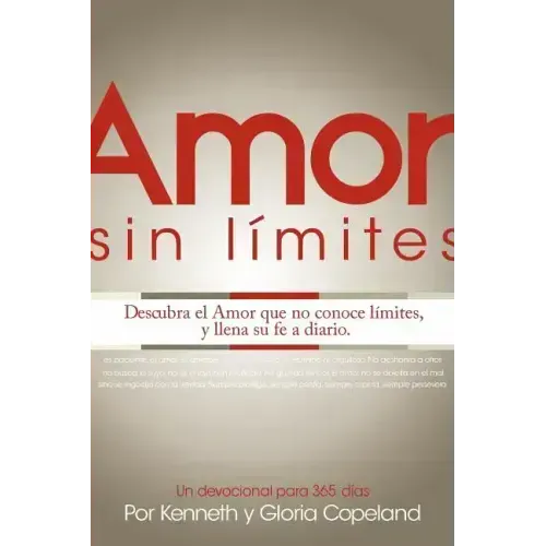 Amor Sin Limites Devocional: Limitless Love Devotional