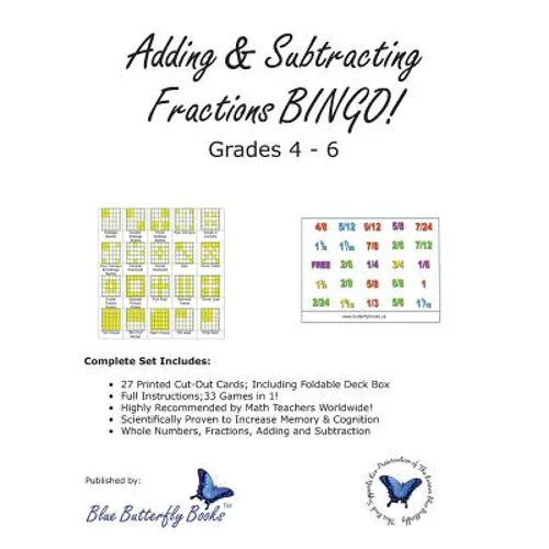 Adding & Subtracting Fractions BINGO!