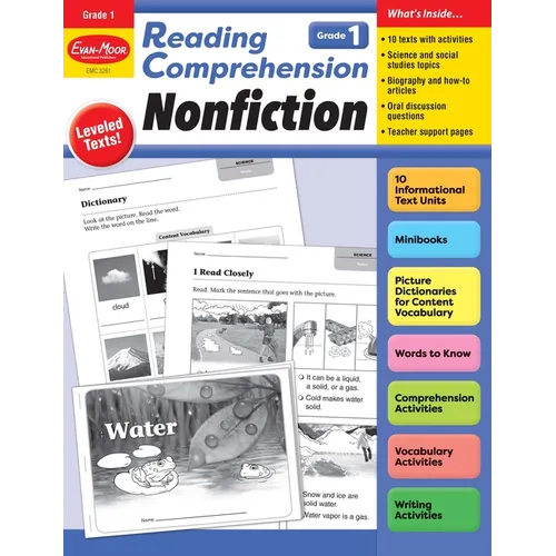 Reading Comprehension: Nonfiction, Grade 1 Teacher Resource
