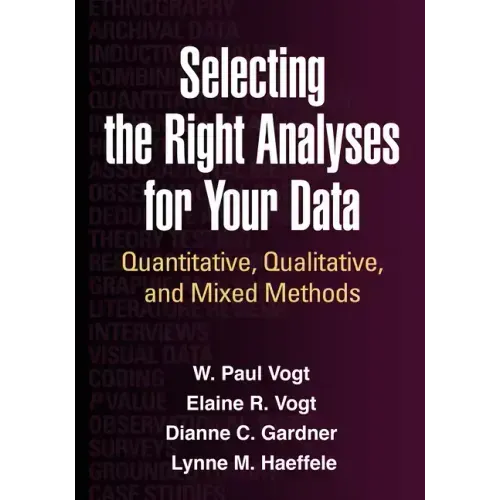Selecting the Right Analyses for Your Data: Quantitative, Qualitative, and Mixed Methods