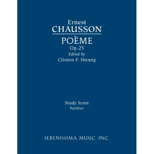 Poeme, Op.25: Study score