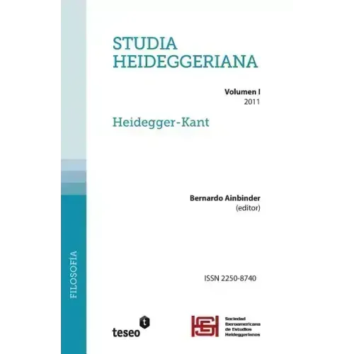 Studia Heideggeriana: Vol. 1 - Heidegger-Kant