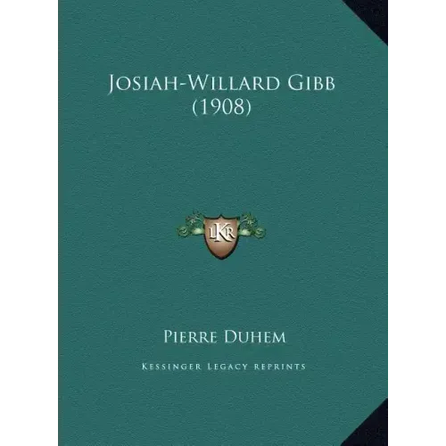 Josiah-Willard Gibb (1908)