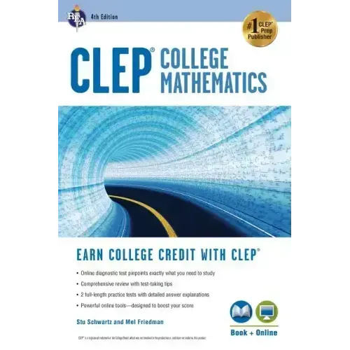 Clep(r) College Mathematics, 4th Ed., Book + Online