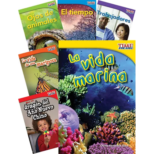 Time for Kids(r) Informational Text Grade 1 Spanish Readers Set 2 10-Book Set