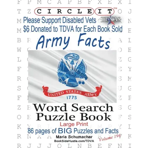 Circle It, Army Facts, Word Search, Puzzle Book