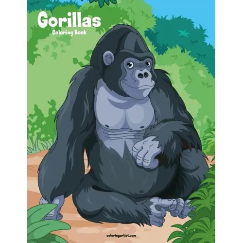 Gorillas Coloring Book 1