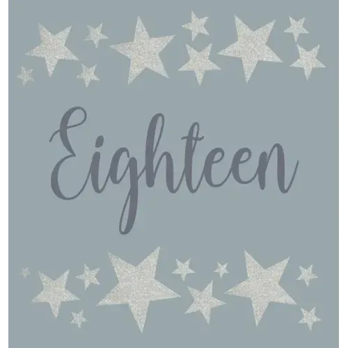 Happy 18th Birthday Guest Book (Hardcover): Happy Eighteenth Birthday Guest book, party and birthday celebrations decor, memory book, 18th birthday, h