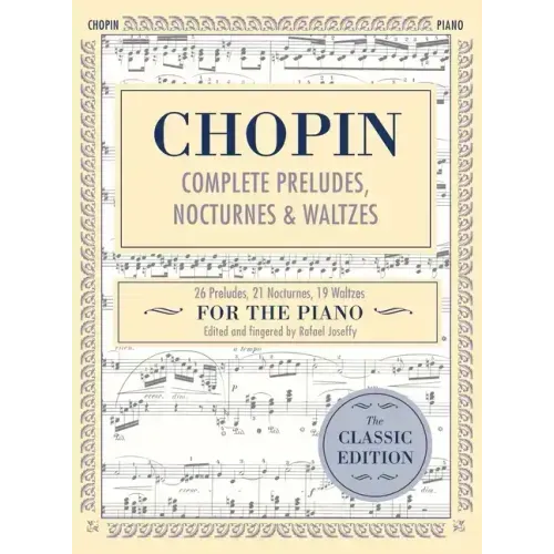 Complete Preludes, Nocturnes & Waltzes: 26 Preludes, 21 Nocturnes, 19 Waltzes for Piano (Schirmer's Library of Musical Classics)