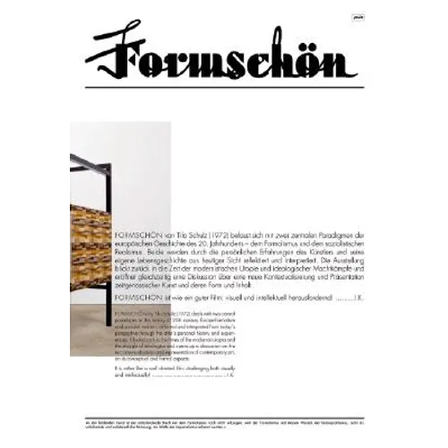 Tilo Schulz: Formschön: Ausstellungsansichten Von Tilo Schulz