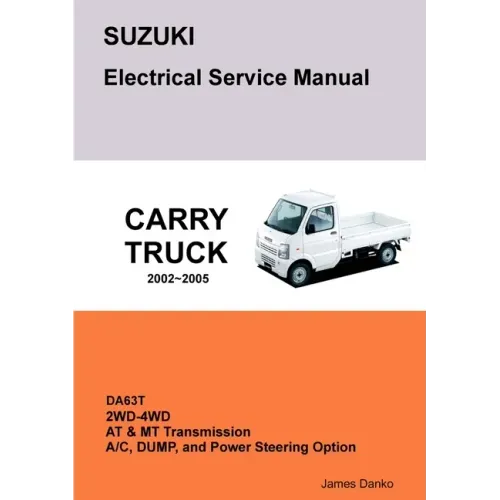 SUZUKI CARRY DA63T Electrical Service Manual & Diagrams