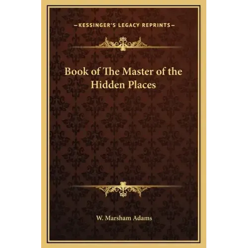 Book of the Master of the Hidden Places