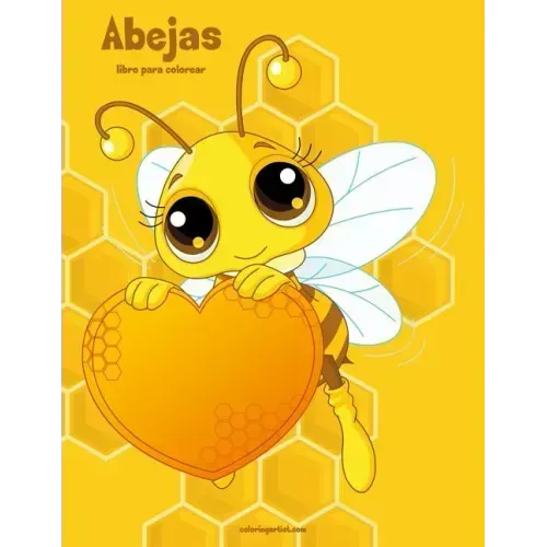 Abejas libro para colorear 1