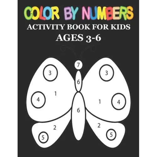Color by Number: Big Activity Coloring Book for Toddlers & Kids Ages 3-6