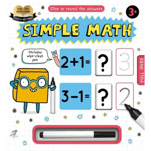 Help with Homework: Simple Math-Wipe-Clean Workbook Includes Wipe-Clean Pen
