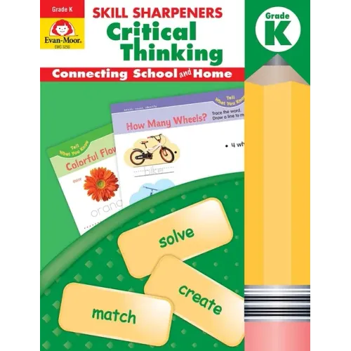 Skill Sharpeners: Critical Thinking, Kindergarten Workbook