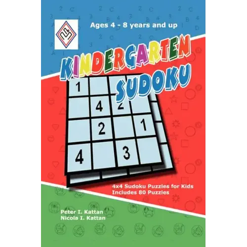 Kindergarten Sudoku: 4x4 Sudoku Puzzles for Kids