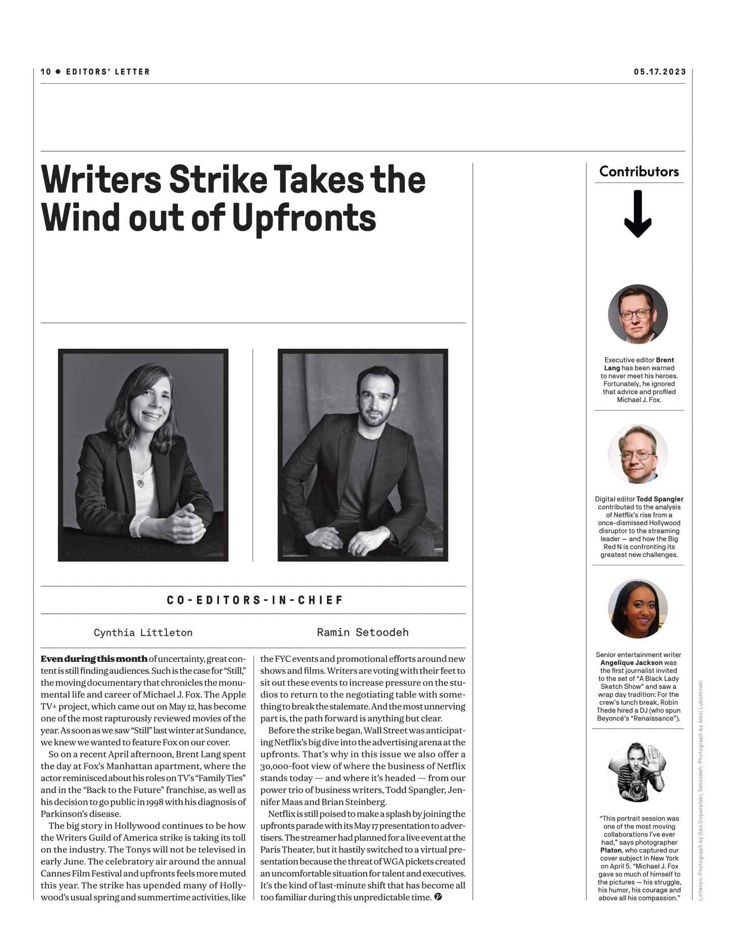 Variety - 23.05.17 Edition: Michael J. Fox Knows He Can't Beat Parkinson's But Davis Guggenheim's Film Documents His Heroic Struggle, Netflix 3.0, Robin Thede In A Black Lady Sketch Show & More!