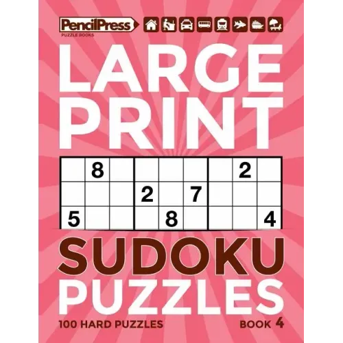 Large Print Sudoku Puzzles Book 4