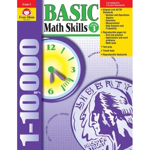 Basic Math Skills, Grade 3 Teacher Resource