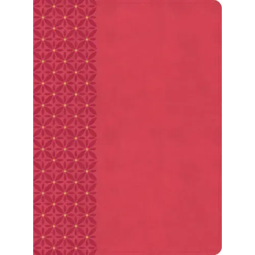 CSB Study Bible, Coral Leathertouch, Indexed