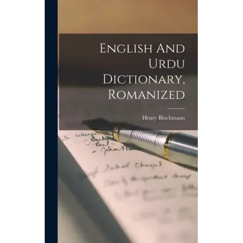 English And Urdu Dictionary, Romanized
