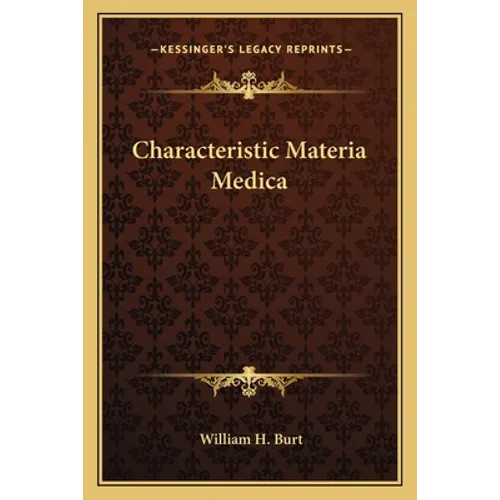 Characteristic Materia Medica