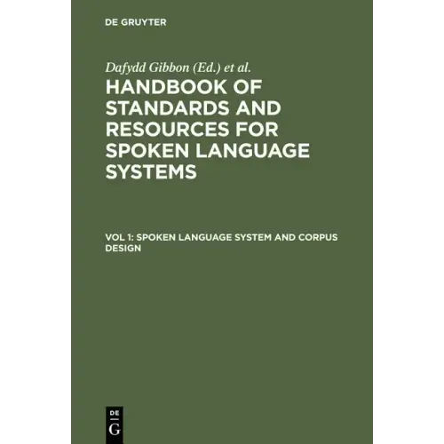 Spoken Language System and Corpus Design