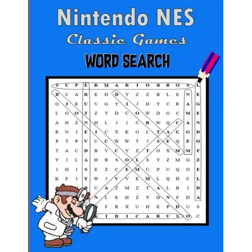 Nintendo NES Classic Games Word Search