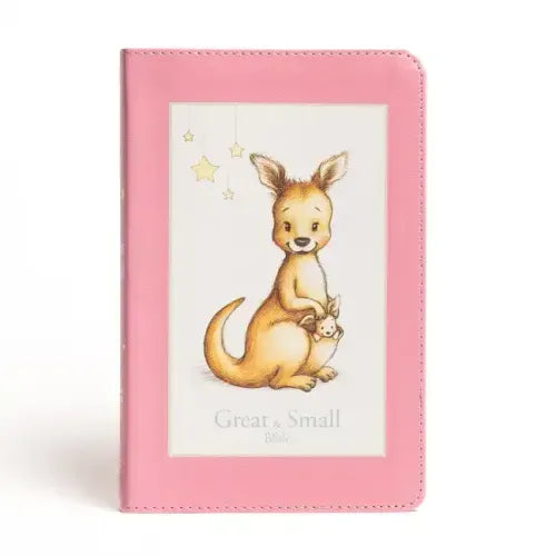 CSB Great and Small Bible, Pink Leathertouch: A Keepsake Bible for Babies
