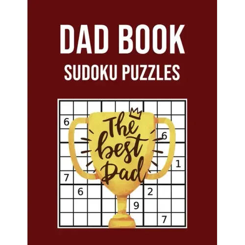 Dad Book Sudoku Puzzles: Large Print Activity book - Perfect Gift for Fathers Day