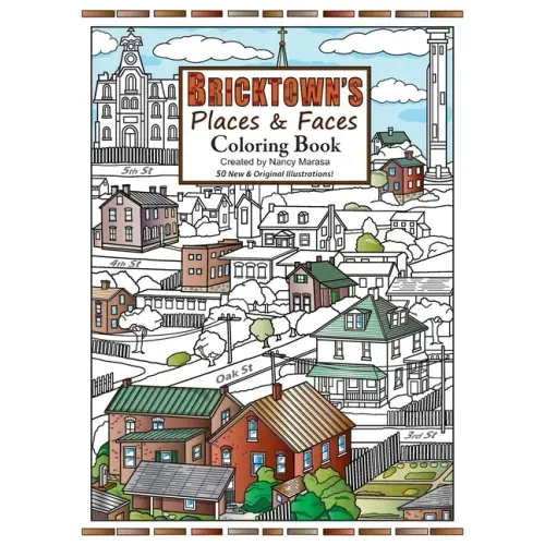 Bricktown's Places & Faces Coloring Book