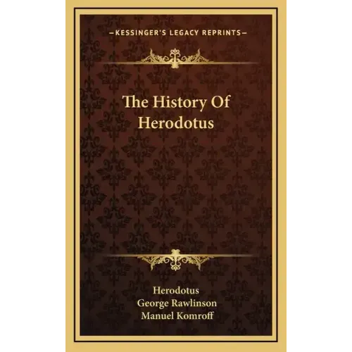 The History Of Herodotus