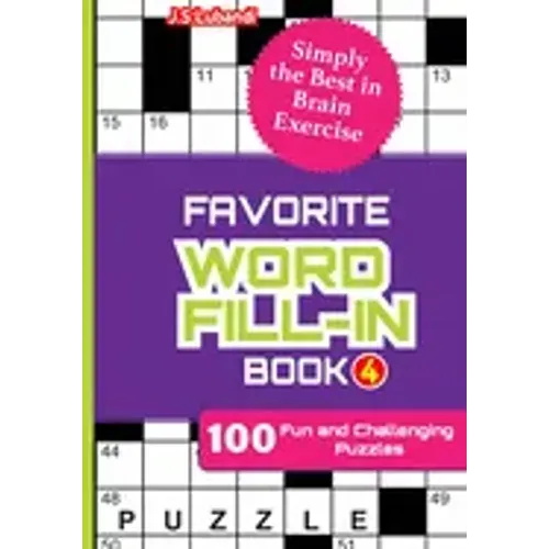 FAVORITE WORD FILL-IN Book 4