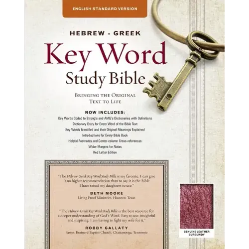 Hebrew-Greek Key Word Study Bible-ESV: Key Insights Into God's Word