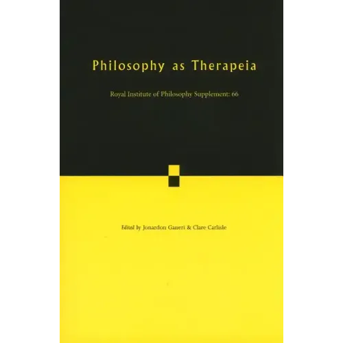 Philosophy as Therapeia