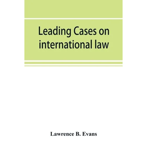 Leading cases on international law