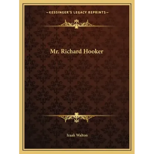 Mr. Richard Hooker