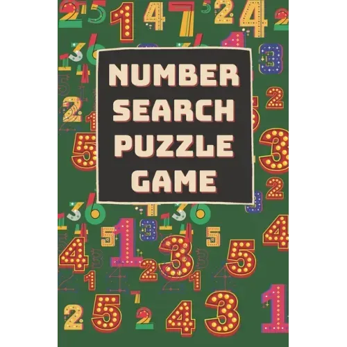 Number Search Puzzle: Memory/Cognitive health improving activity game book. Appropriate for elder/seniors. Engaging & entertaining activity book