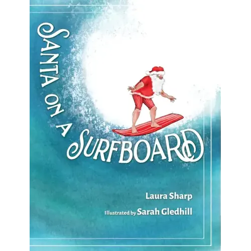 Santa on a Surfboard