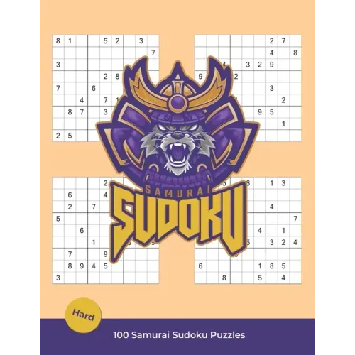 Samurai Sudoku Puzzles: Samurai Sudoku Puzzle Book - 100 Hard Puzzles